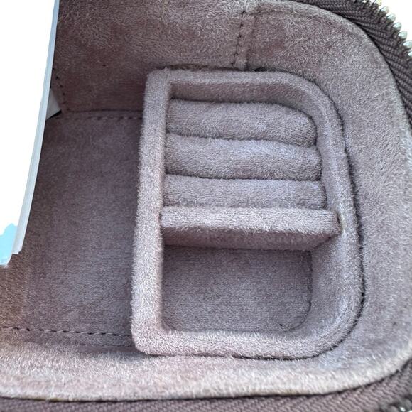 Kate Spade - Odette Glitter Jewelry Holder, Rose Gold, travel jewelry box, NWT - Picture 11 of 13